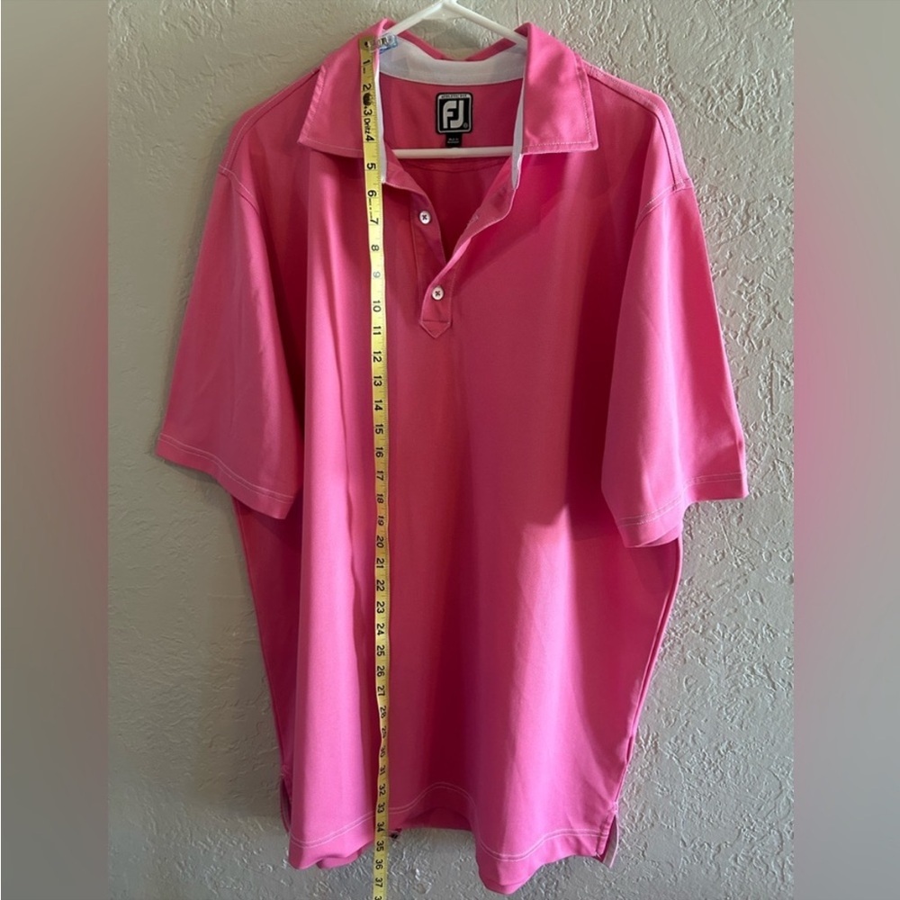 FootJoy pink short sleeve polo size XXL - Picture 6 of 8